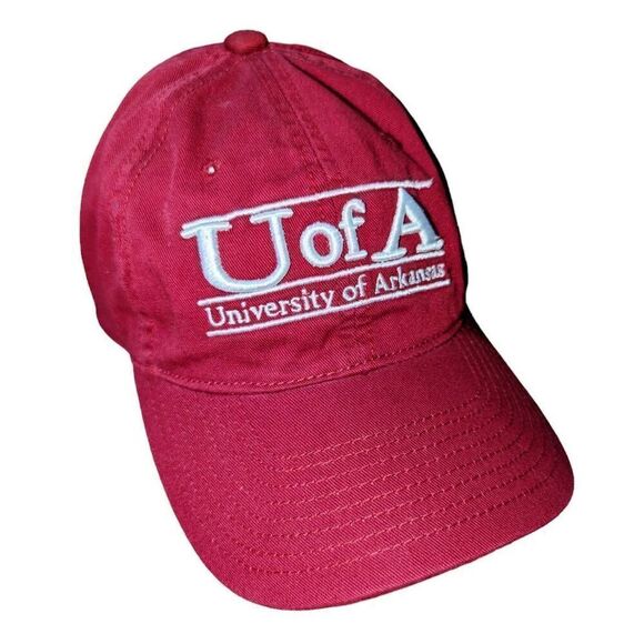 Vintage University Of Arkansas Three Bar Baseball Cap Hat 90's - Picture 1 of 11